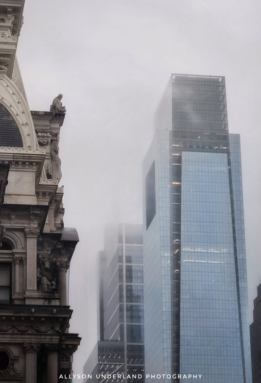 Philadelphia Draped in Fog