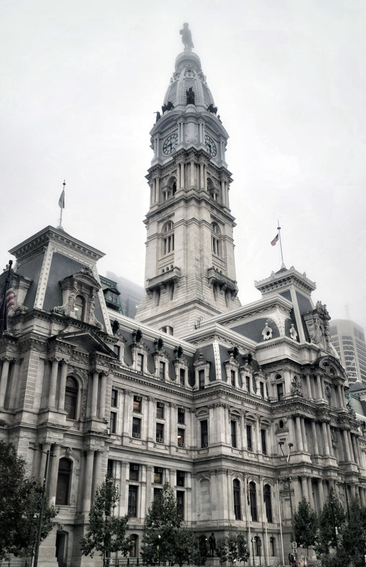 Philadelphia City Hall in the Fog