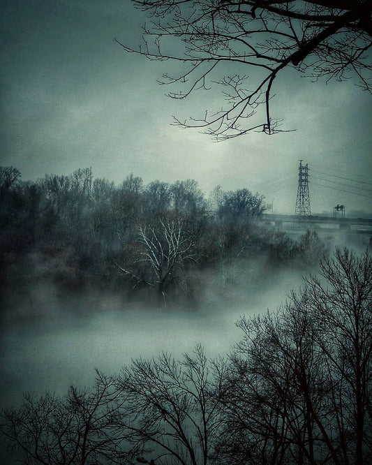 Fog over the Schuylkill River